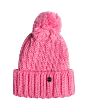 Roxy czapka dziecięca TRAFFIC JAM HDWR kolor różowy