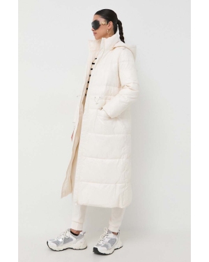 Armani Exchange kurtka damska kolor beżowy zimowa