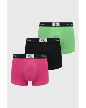 Calvin Klein Underwear bokserki 3-pack męskie kolor różowy