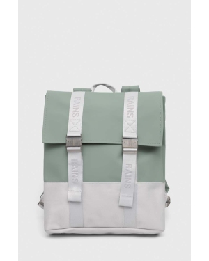 Rains plecak 14310 Backpacks kolor zielony duży gładki