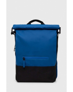 Rains plecak 14320 Backpacks kolor niebieski duży gładki