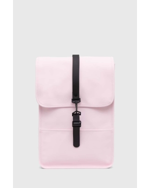 Rains plecak 13020 Backpacks kolor różowy duży gładki