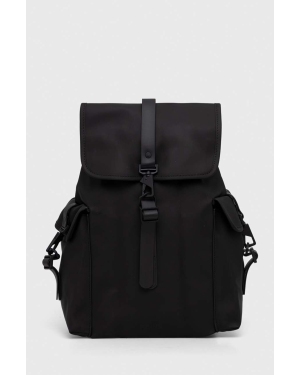 Rains plecak 13510 Backpacks kolor czarny duży gładki