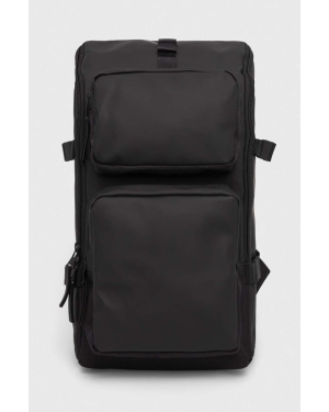 Rains plecak 14330 Backpacks kolor czarny duży gładki
