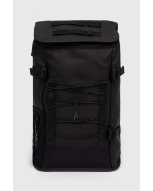 Rains plecak 14340 Backpacks kolor czarny duży gładki