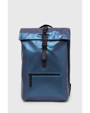 Rains plecak 13320 Backpacks kolor niebieski duży gładki