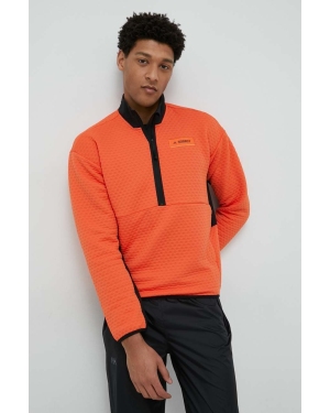 adidas TERREX bluza sportowa Utilitas męska kolor pomarańczowy wzorzysta