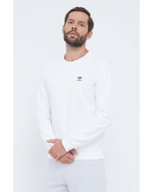 adidas Originals bluza męska kolor biały z aplikacją