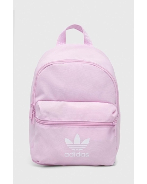 adidas Originals plecak kolor różowy mały z nadrukiem