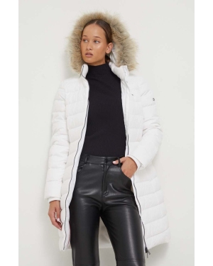 Tommy Jeans kurtka puchowa damska kolor biały zimowa DW0DW09060