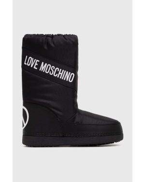 Love Moschino śniegowce SKIBOOT20 kolor czarny JA24032G0HISA000