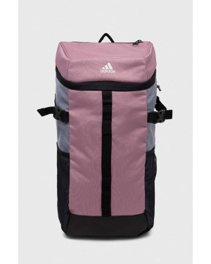 adidas Performance plecak kolor fioletowy duży wzorzysty