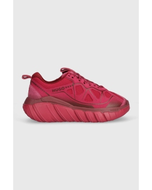HUGO sneakersy Xeno kolor różowy 50504472