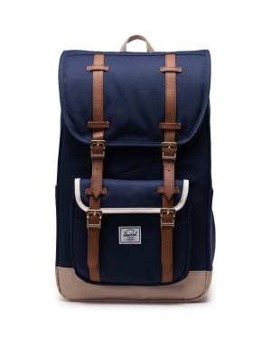 Herschel plecak 11390-05917-OS Little America Backpack kolor beżowy duży gładki