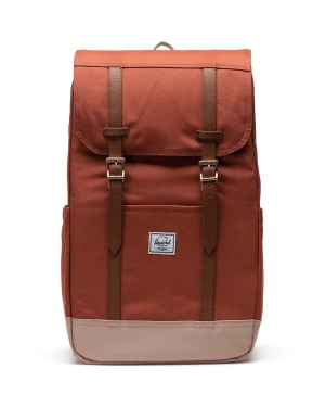 Herschel plecak 11397-05890-OS Retreat Backpack kolor beżowy duży gładki
