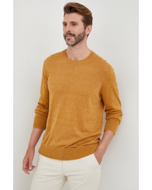 GAP sweter męski kolor pomarańczowy lekki