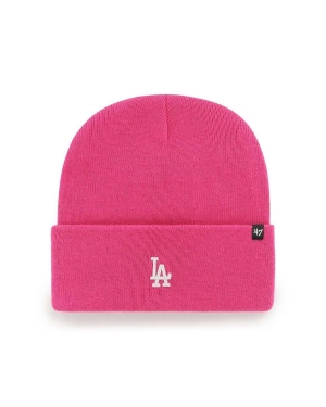 47brand czapka MLB Los Angeles Dodgers kolor różowy