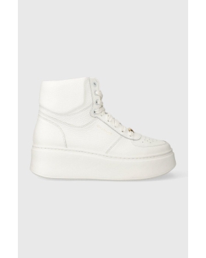 Charles Footwear sneakersy skórzane Zana kolor biały Zana.Sneaker.High.White