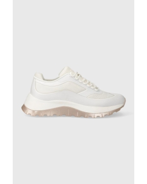 Calvin Klein sneakersy 2 PIECE SOLE RUNNER LACE UP kolor biały HW0HW01640