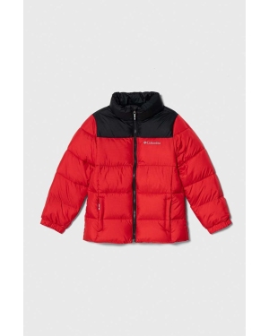 Columbia kurtka dziecięca U Puffect Jacket kolor czerwony