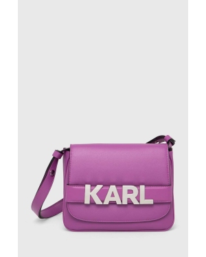 Karl Lagerfeld torebka kolor fioletowy