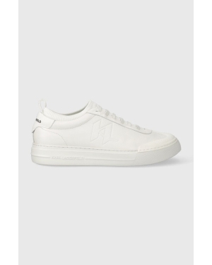 Karl Lagerfeld sneakersy skórzane T/KAP KC kolor biały KL51423