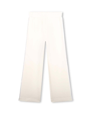 Michael Kors spodnie dresowe dziecięce kolor beżowy z aplikacją