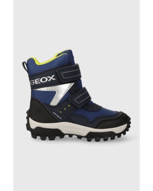 Geox buty zimowe dziecięce J36FRC 0FUCE J HIMALAYA B ABX kolor granatowy