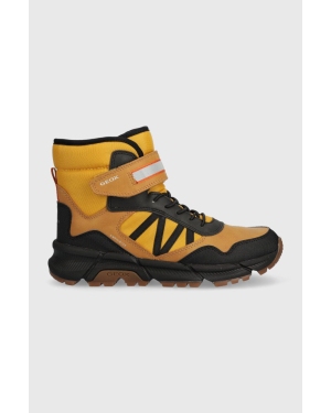 Geox buty zimowe dziecięce J36LCD 0MEFU J FLEXYPER PLUS kolor żółty