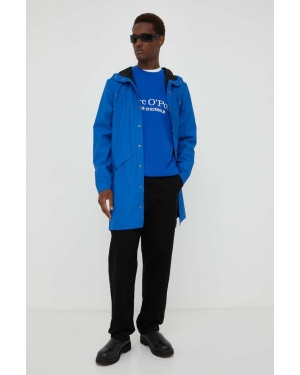 Rains kurtka przeciwdeszczowa 12020 Jackets kolor niebieski przejściowa