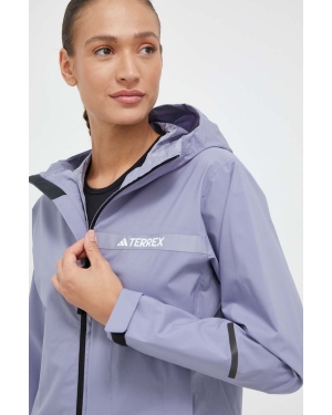adidas TERREX kurtka przeciwdeszczowa Multi RAIN.RDY 2.5 L damska kolor niebieski
