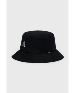 HUF kapelusz bawełniany kolor czarny bawełniany