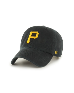 47brand Czapka MLB Pittsburgh Pirates kolor czarny z aplikacją B-RGW20GWS-BKD