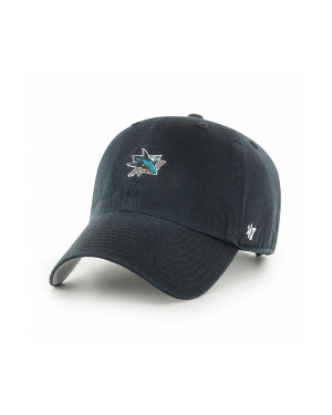 47 brand czapka San Jose Sharks kolor czarny z aplikacją