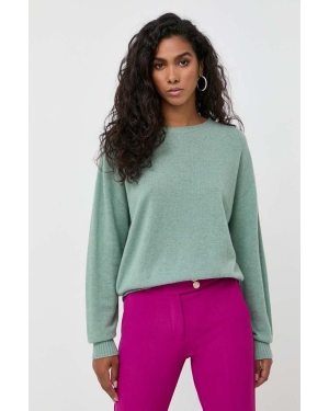 Twinset sweter kaszmirowy kolor zielony