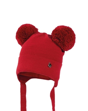 Jamiks czapka dziecięca kolor czerwony