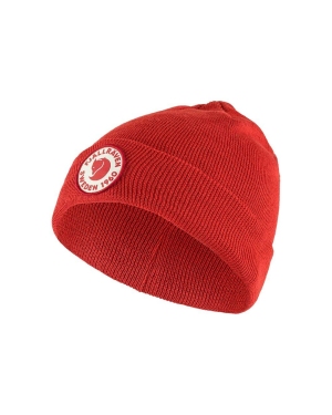 Fjallraven czapka dziecięca Kids 1960 Logo Hat kolor czerwony