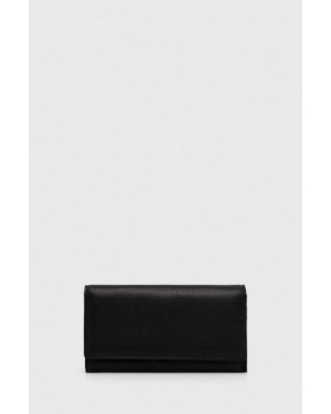 Answear Lab portfel skórzany kolor czarny