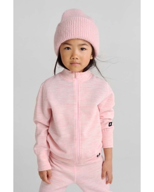 Reima bluza dziecięca Mahin kolor różowy gładka