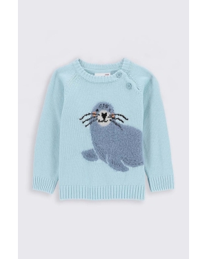 Coccodrillo sweter niemowlęcy kolor niebieski