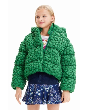 Desigual kurtka dziecięca kolor zielony