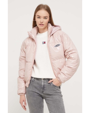 Ellesse kurtka damska kolor różowy zimowa oversize