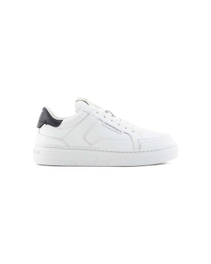 Emporio Armani sneakersy skórzane kolor biały X3X188 XF724 D611