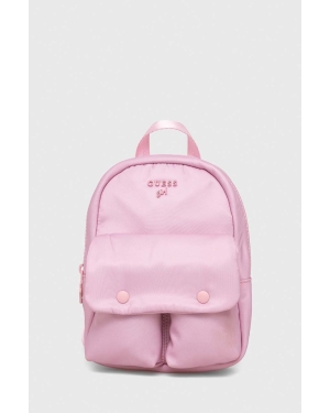 Guess plecak Girl kolor różowy mały gładki