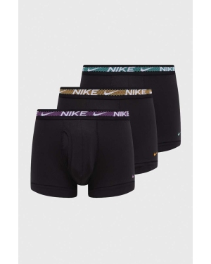 Nike bokserki 3-pack męskie kolor brązowy