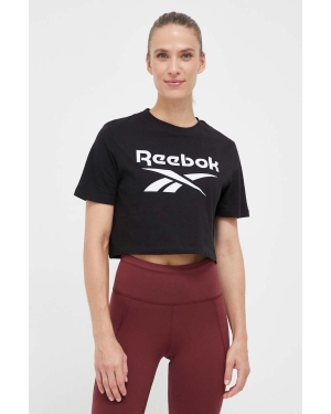 Reebok t-shirt IDENTITY damski kolor czarny 100034775