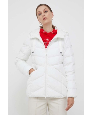 Geox kurtka damska kolor biały zimowa W3628P T3021 F1680