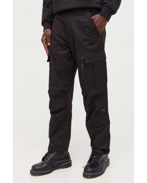 G-Star Raw spodnie bawełniane kolor czarny proste