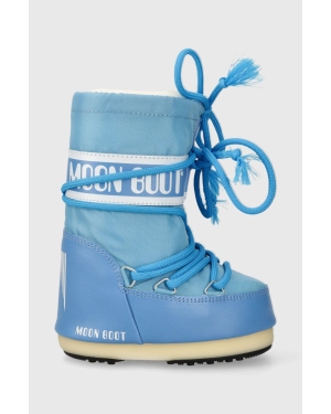 Moon Boot śniegowce dziecięce kolor niebieski