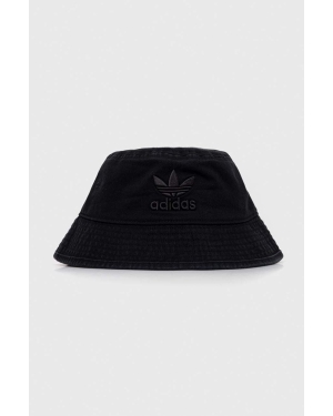 adidas Originals kapelusz bawełniany kolor czarny bawełniany